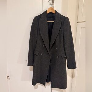 Zara Charcoal Blazer Coat